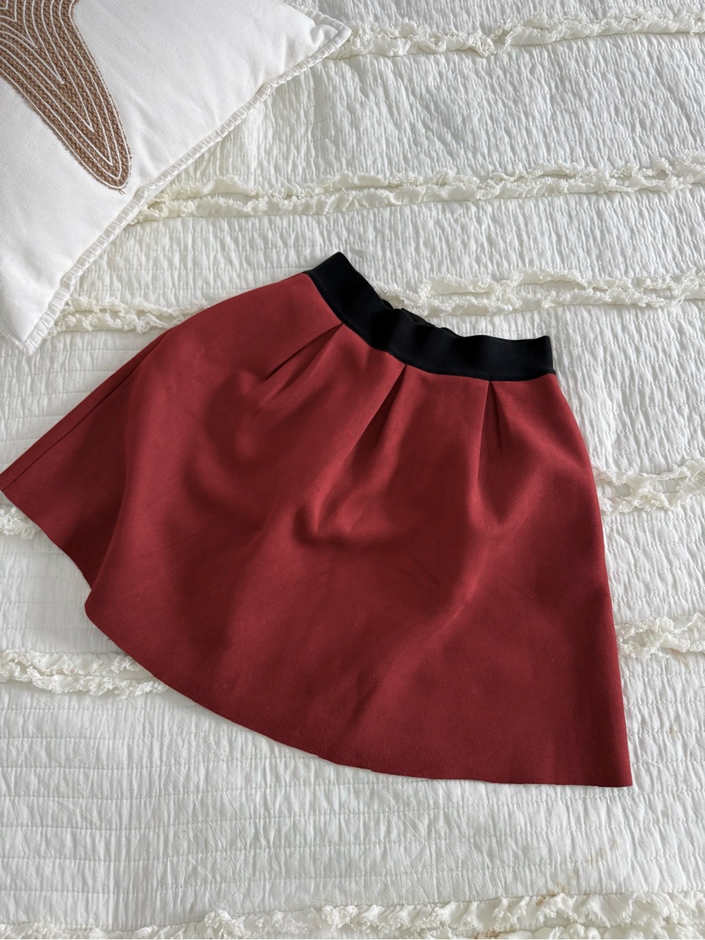 Suede skirt